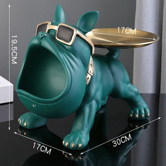 Dimension of Bulldog Sculpture