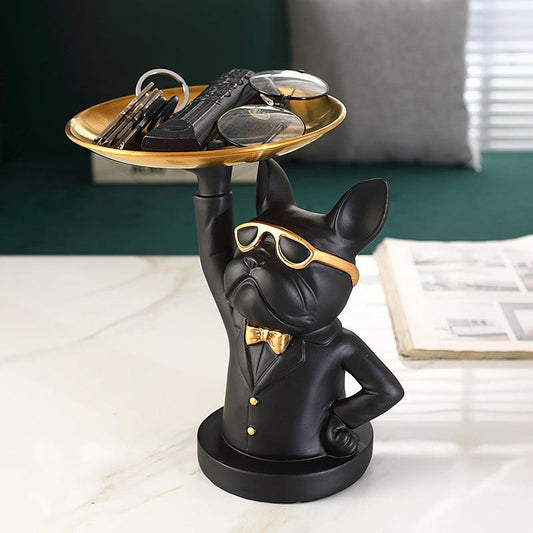 Cute Bulldog Figurines | Resin Showpiece for Home Decor | Decorative Showpiece