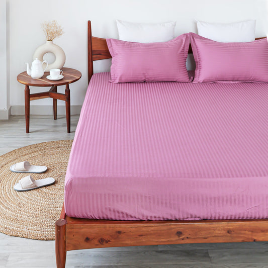 Blush Fitted Bedsheet set