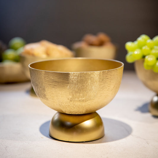 Brass polished bowl for kitchen
