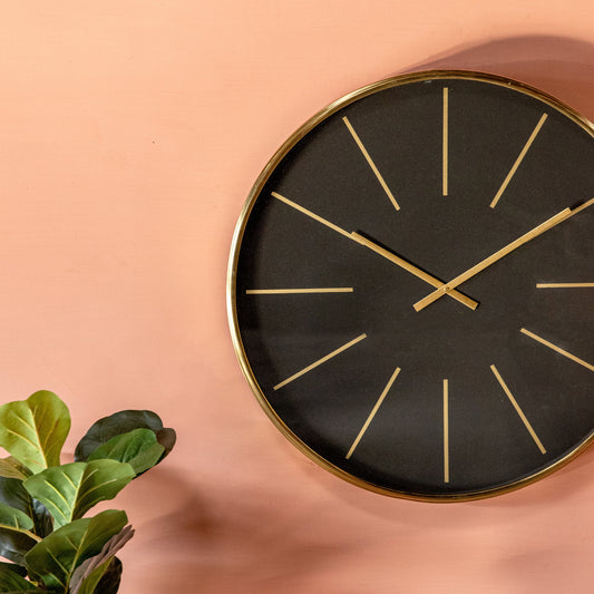 Elegant clock for living room wall