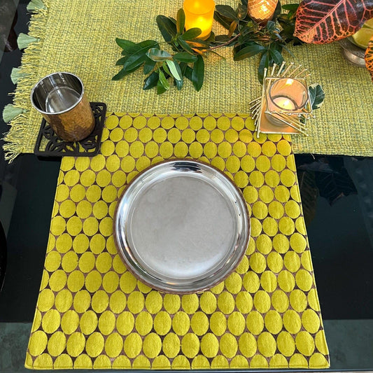 Lime table mat