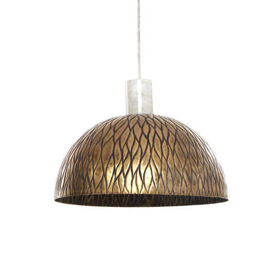 Lamina Ceiling Hanging Light | Brass Hanging Lamp - Antique