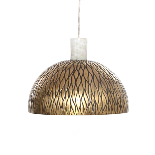 Brass Pendant light in antique brass finish