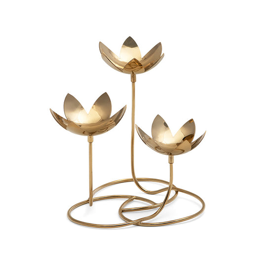 beautiful lotus shape candle holder