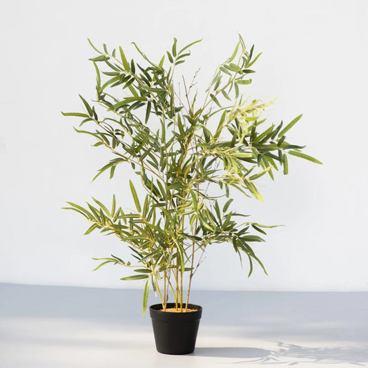 Bamboo fake plant deals