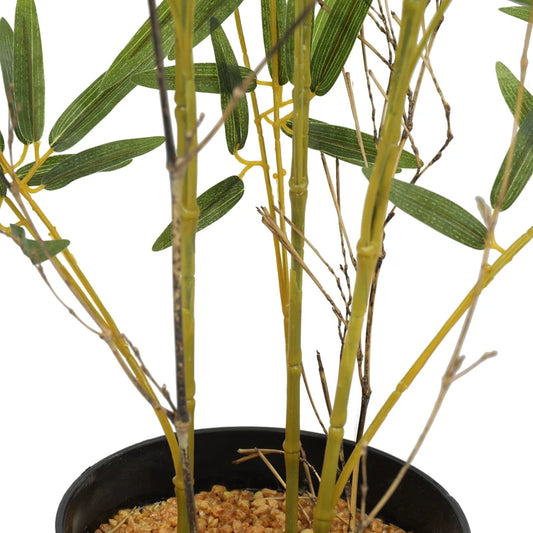 Natural look artificial bamboo plant