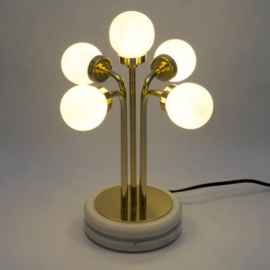 Marble table lamp for the bedroom
