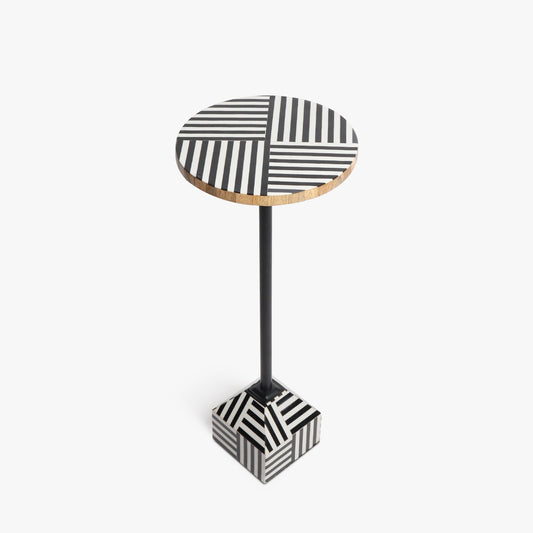 Stripe Statement Small Drink Table