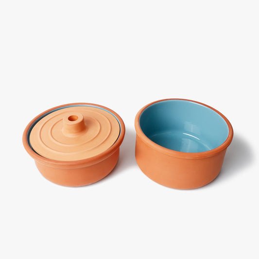 Terracotta Casserole with Lid