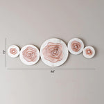 Long disk marble wall art dimensions