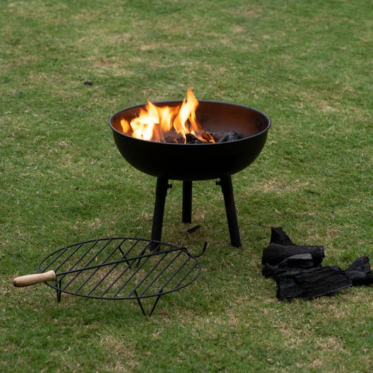 Mini Charcoal Barbeque Grill Fire Pit Angeethi Fire Bowl for Outdoor