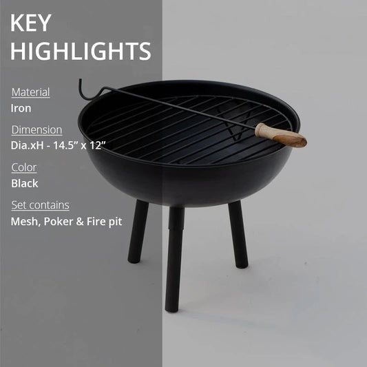Key Highlights of Mini Charcoal Barbeque