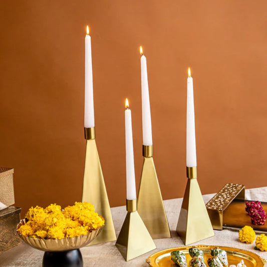 Oro taper candle holder