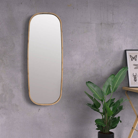 Mira Squircle Large: : Eco-conscious, Hand-designed Bamboo Mirror