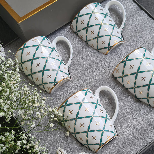 Ceramic coffee mugs set