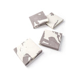 Grey faux Marble Coasters Set