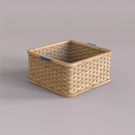 Ethical bamboo storage basket