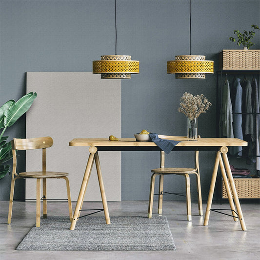 Orbit Bamboo Pendant Light | Handmade Hanging Lamp Light