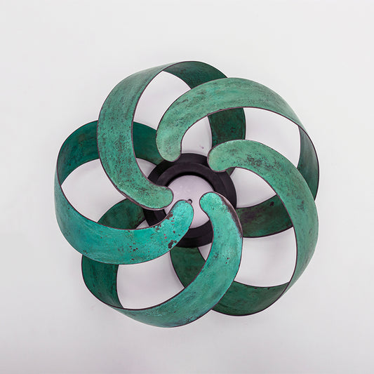 Antique Ball Tea Light Candle Holder | Festive Decor Tealight Holder - Green