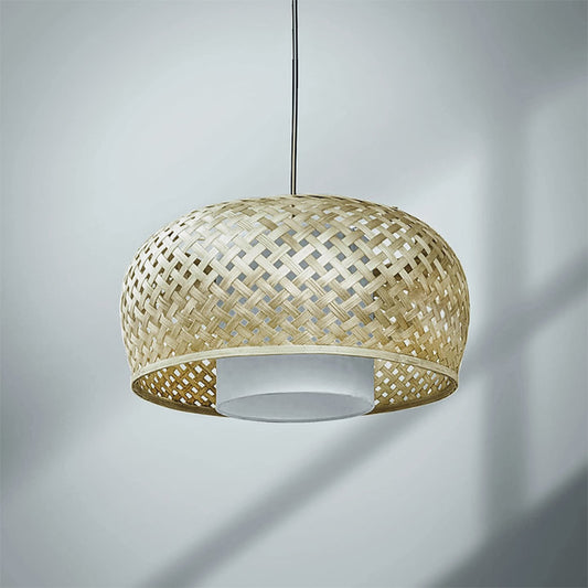 Bamboo hanging lamp for home