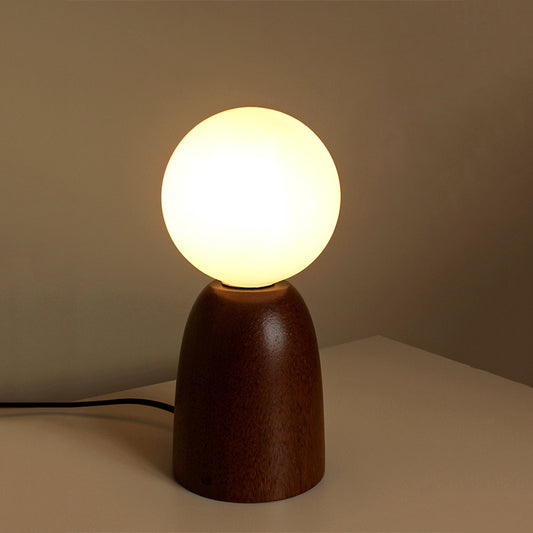 Pila Table Lamp | Teak Wood Lamp for Table