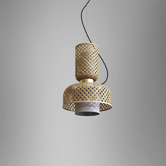 Bamboo Hanging Light for Home & Office | Eco-Friendly Lamp