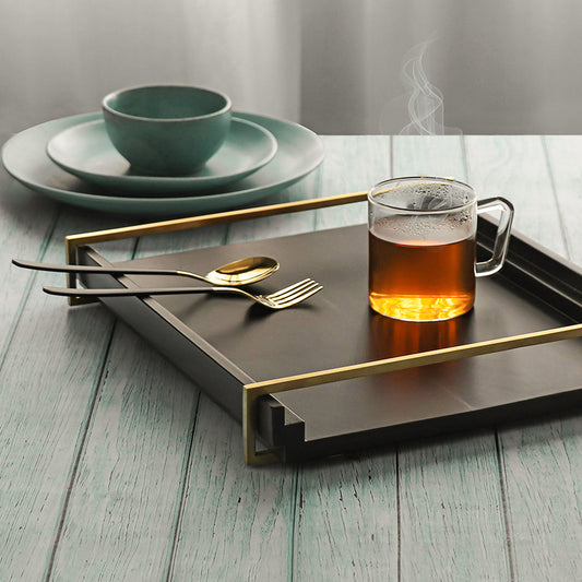 Tread Tea Tray | Stylish Tea Serving Tray - Small | Home & kitchen