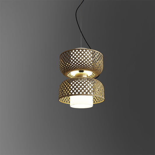 Lighted pendant lamp for kitchen or living room