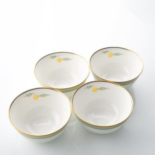 white fine ceramic bowl set 