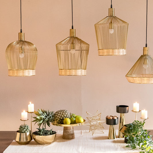 Cage pendant light for kitchen