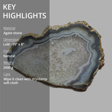 Key highlights of agate stone serving platter