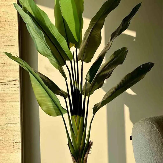 Ravenala Madagascariensis Tall Artificial Plant for Home Decor - 6 Feet | Fake Plant for Home & Office