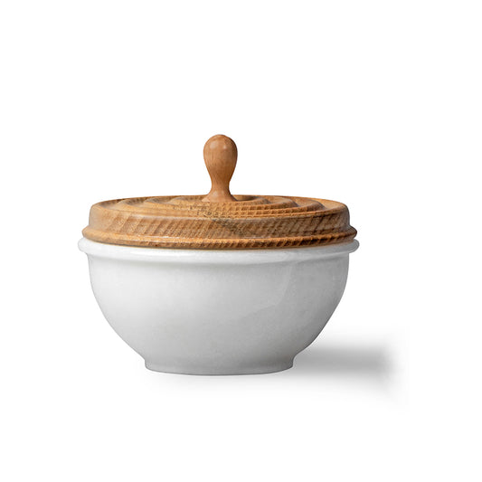 Ripple Serving Bowl With Wooden Lid