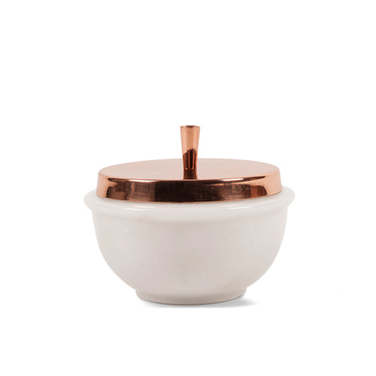 Sprig Small Bowl with Copper Lid