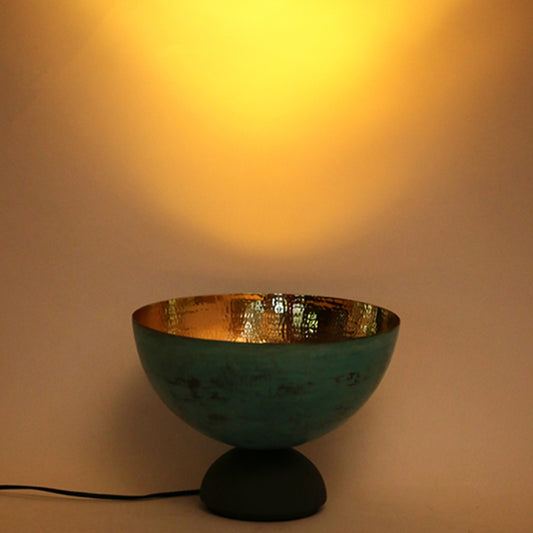 Goblet Uplight Table Lamp | Brass Bedside Lamp | Antique Table Lamp | Gift Item