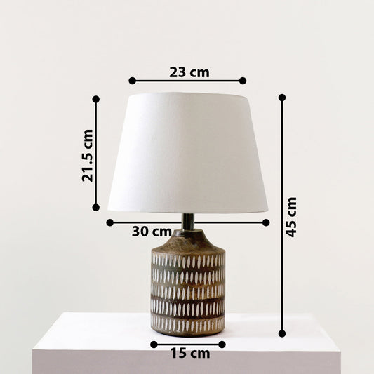 Dimension of Naybu wooden lamp