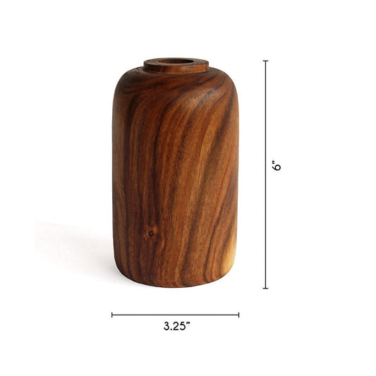 Tubular wooden vase dimensions