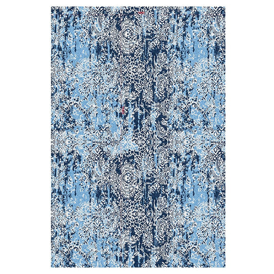 Busy Blue carpet -Rugs 