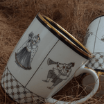 hand painted coffee mug