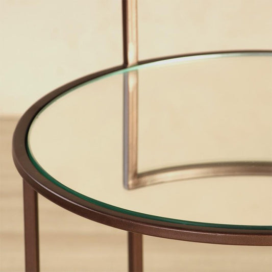 5 mm Clear glass tabletop side table