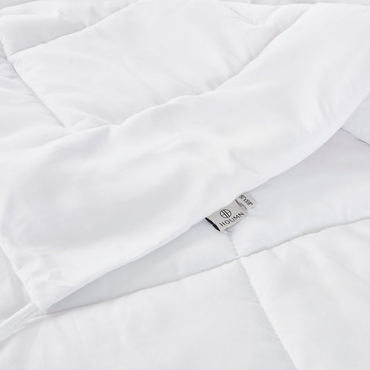 white bed comforters