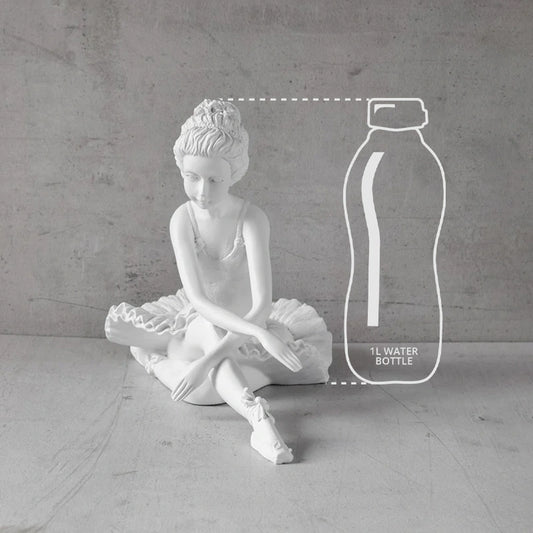 Figurines Misty Ballerina White Sculpture Online Arcedior