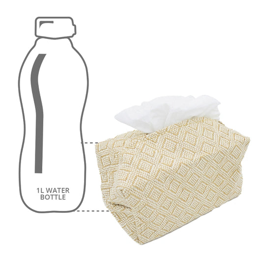 Height comparison of tissue organizer with 1l bottle