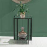 Glass Center Table with Plant pot