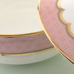 close up of serving bowl with lid