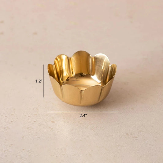 Dimension of small brass bowl