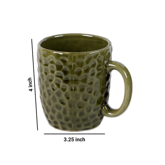 Dimension of hammered finish mug