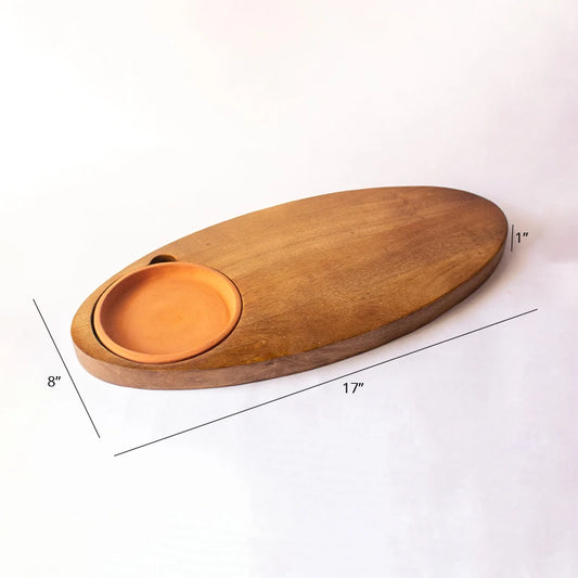 Dimension of Serving platter board