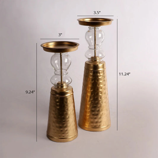 Small and large candle stand Dimensions